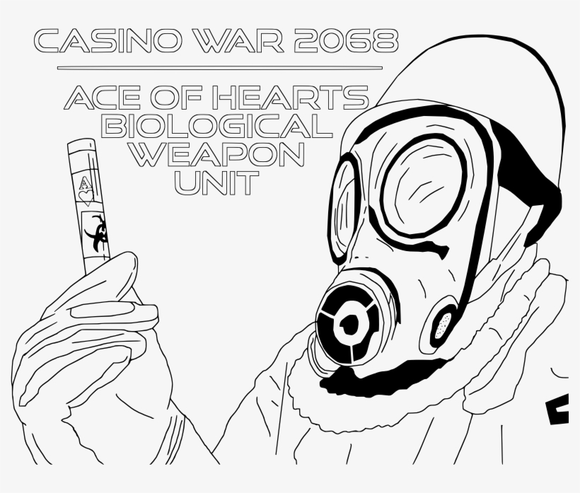 Medium Image - Biological Weapons Drawing Ww1, transparent png download