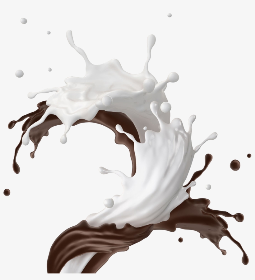 Chocolate Milk Stock Photography Clip Art Fruit - Milkshake Splash Png, transparent png download
