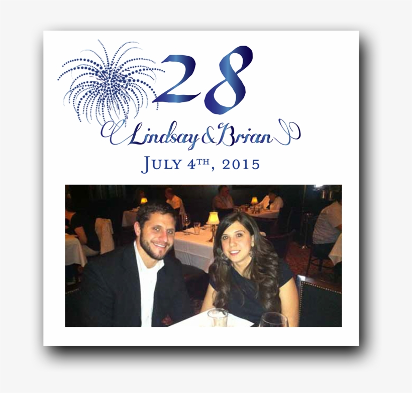 Blue Fireworks Table Numbers - Poster, transparent png download