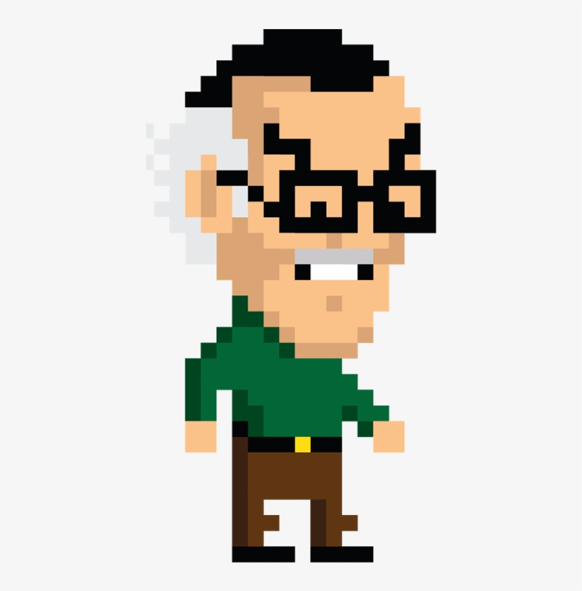 Every So Often I Get A Really Fun Project To Work On - 8 Bit Stan Lee, transparent png download