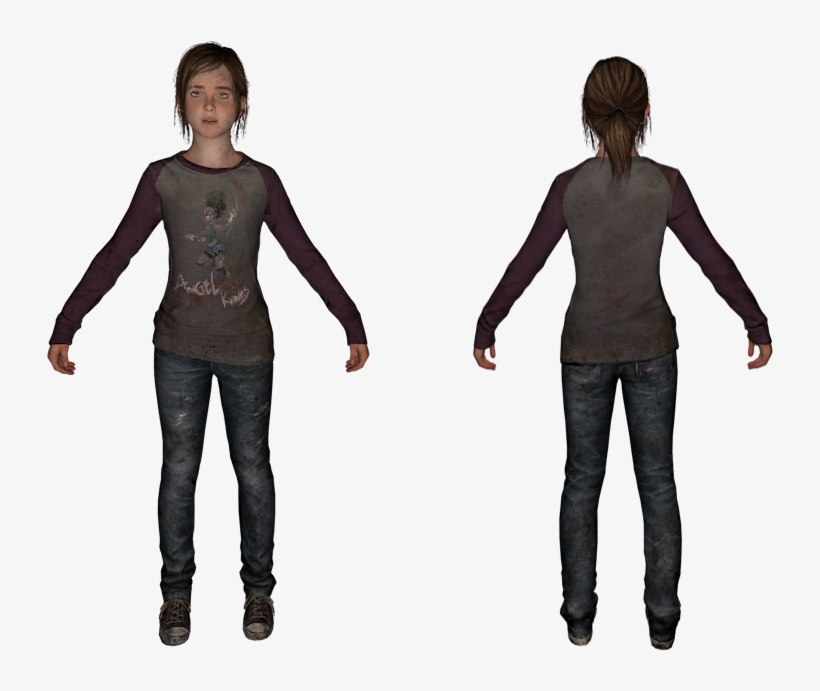 Download Zip Archive - Ellie Last Of Us Model Dl, transparent png download