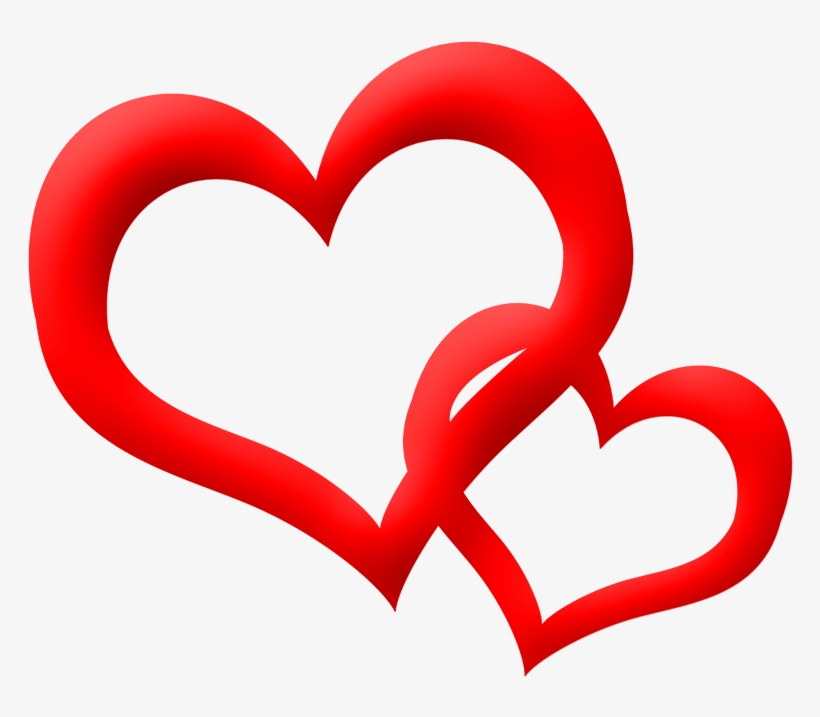 Double Heart Png Icon Transparent - Elske, transparent png download