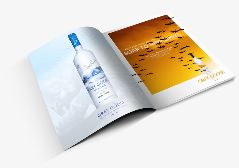 These Are Two Magazine Age Advertisements I Designed - Grey Goose Vodka, transparent png download