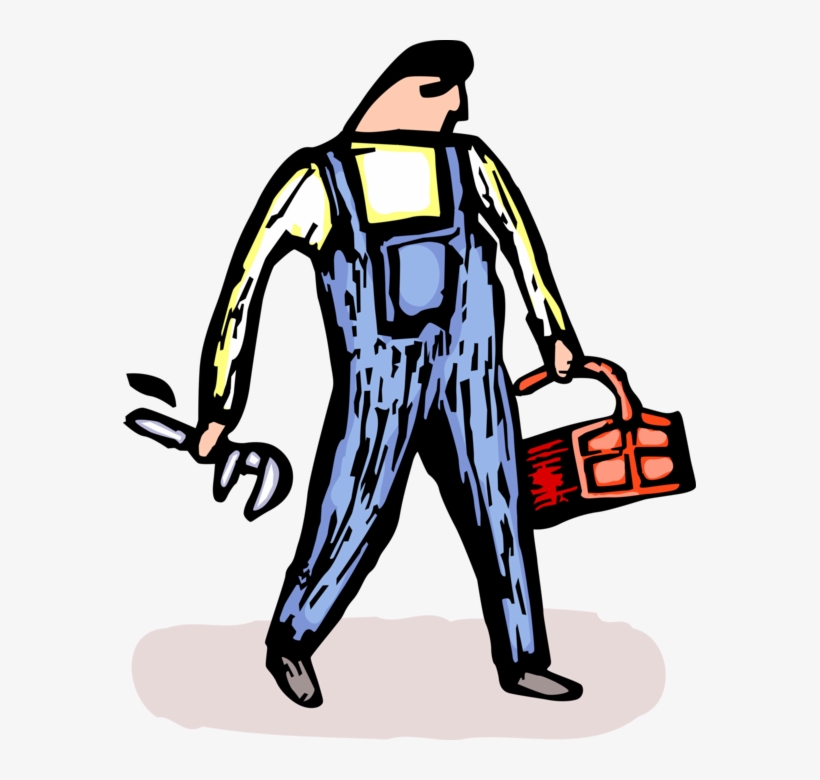 Vector Illustration Of Handyman Home Renovation Expert, transparent png download