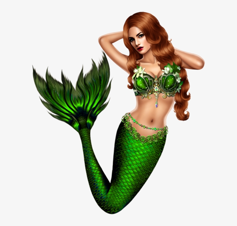Transparent Background Png Mermaid, transparent png download