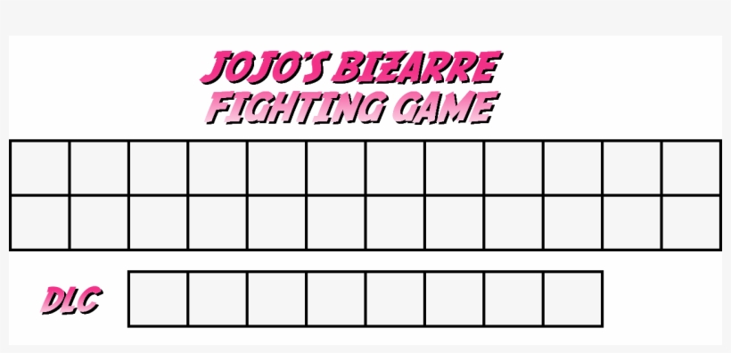 60kib, 1277x555, Jojo Roster - Poster, transparent png download