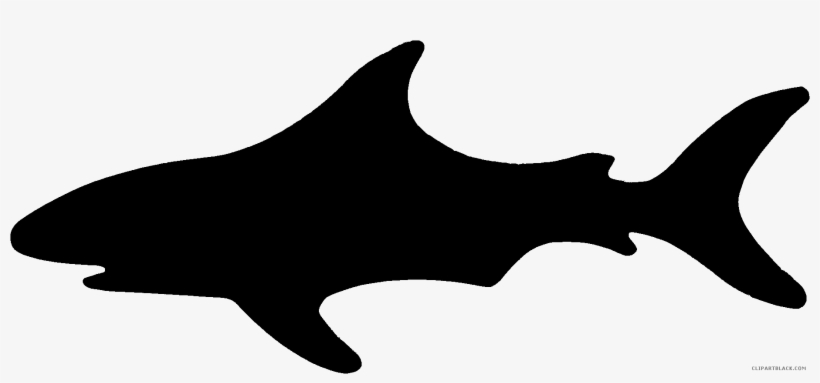 Picture Transparent Page Of Clipartblack Com Silhouette - Black Shark Clip Art, transparent png download