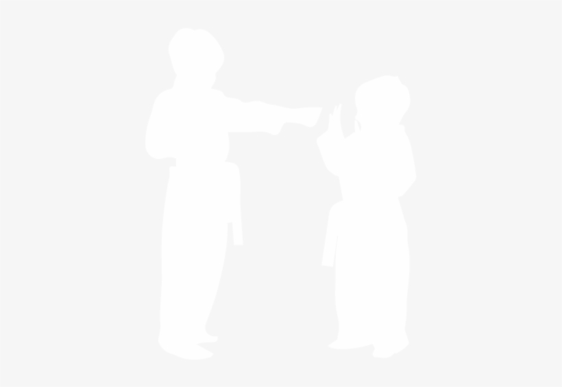 Our Family Focused, Kid Friendly Martial Arts Program - Silhouette, transparent png download