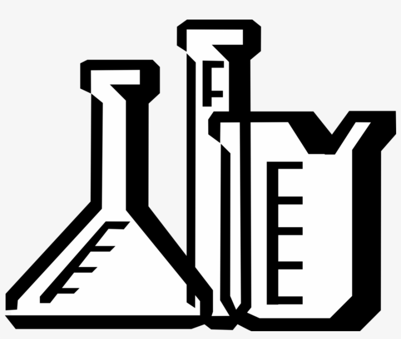 Vector Illustration Of Laboratory Beaker Glassware, transparent png download