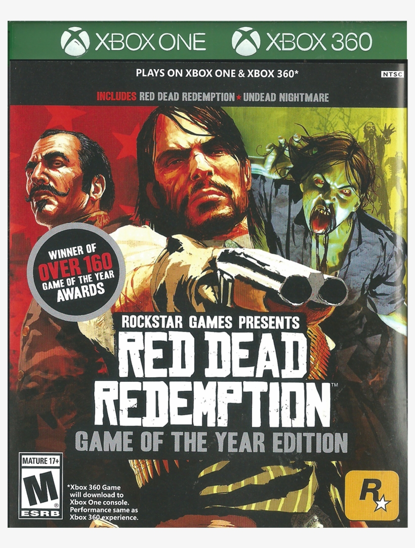 Red Dead Redemption Goty - Red Dead Redemption Game Of The Year Edition Xbox One, transparent png download