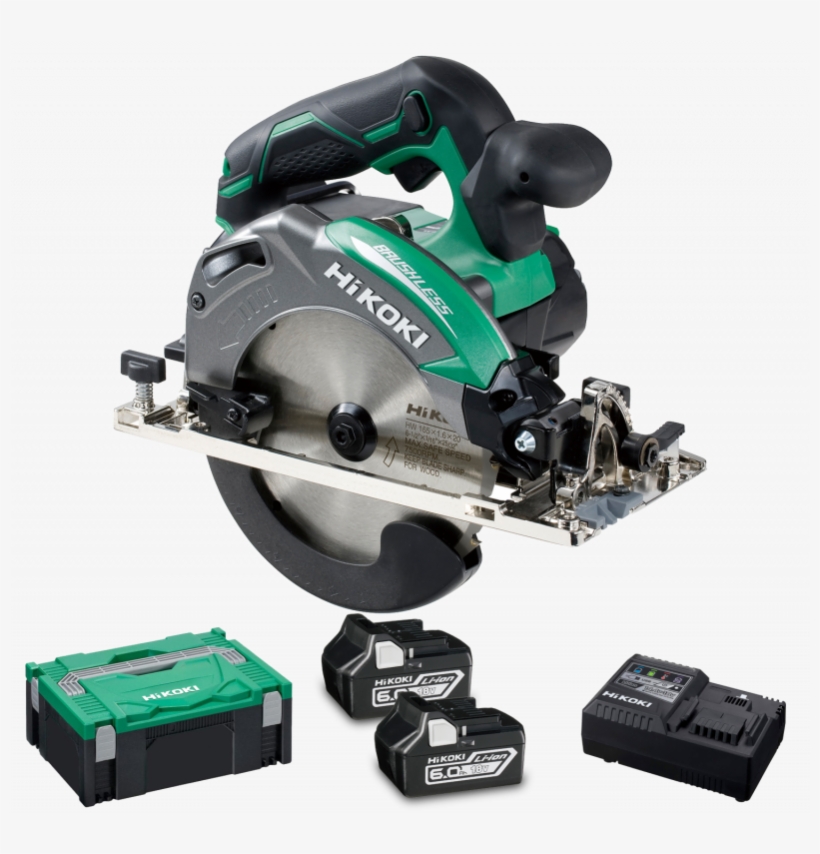 Hikoki C18dbal/jx 18v Cordless 165mm Circular Saw Brushless - Hitachi Brushless Circular Saw, transparent png download