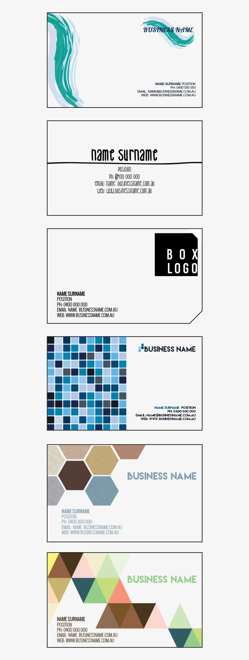 Business Card Templates - Parallel, transparent png download