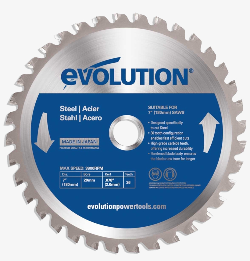 Evolution Industrial Steel Saw Blades - 5 3 8 Steel Saw Blade, transparent png download