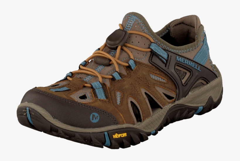 All Out Blaze Sieve Brown Sugar/blue - Hiking Shoe, transparent png download