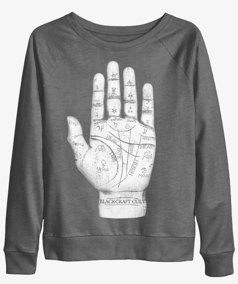 Palmistry Womenscrew Mock Website D7ce896b 1433 49c9 - Crew Neck, transparent png download