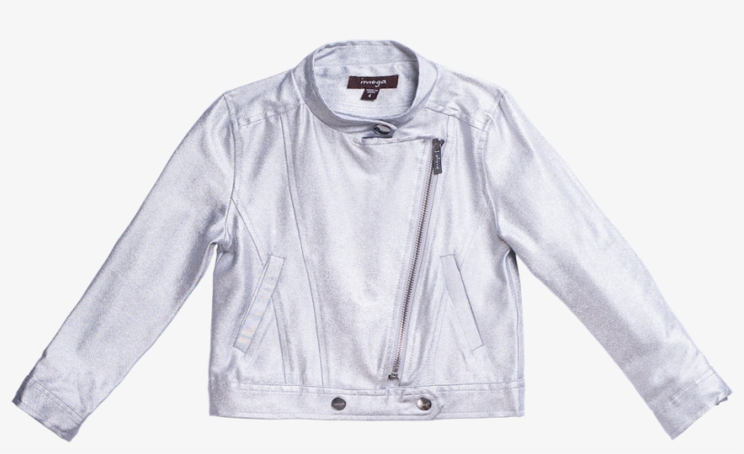 Imoga Silver Eddy Jacket - Leather Jacket, transparent png download