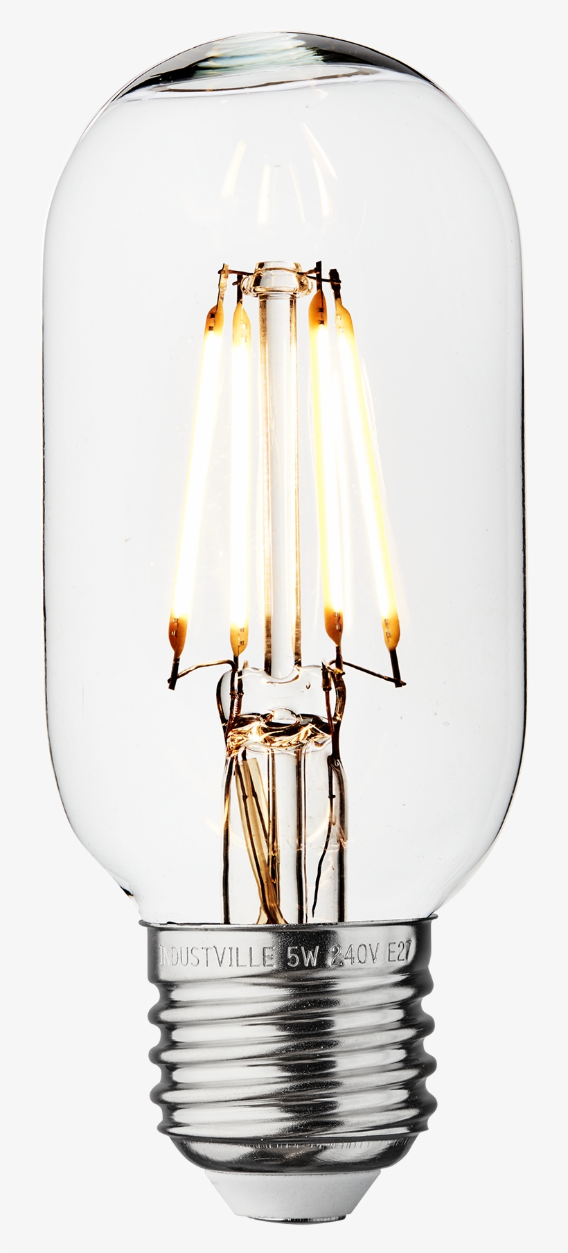 Vintage Led Edison Bulb Old Filament Lamp - Led Filament, transparent png download
