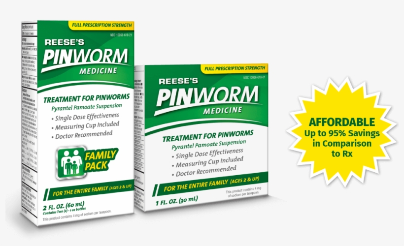 Reese's Pinworm Medicine - Graphic Design, transparent png download