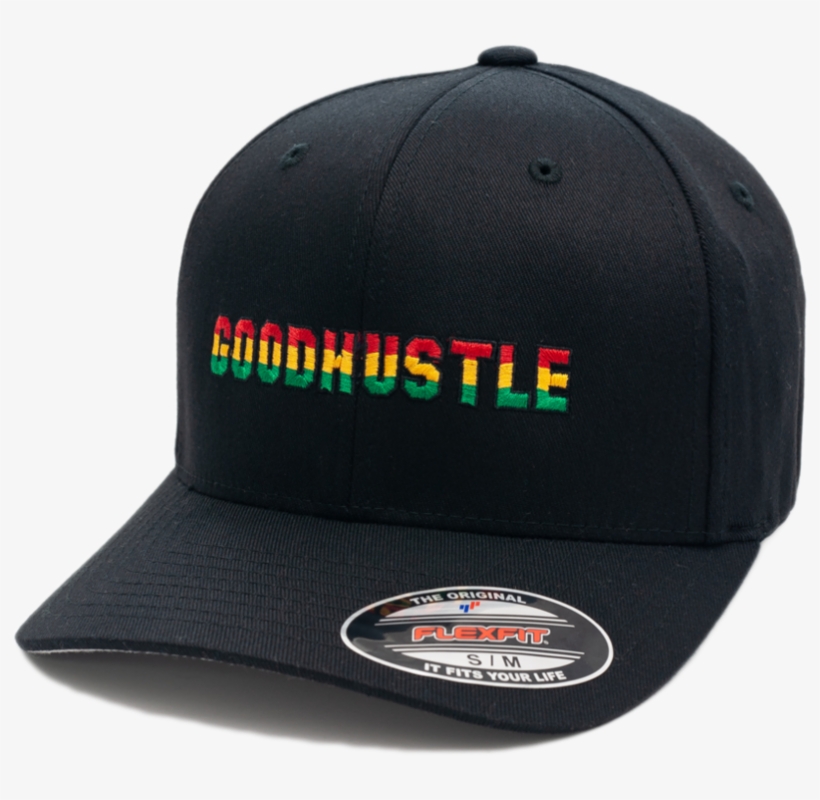 Goodhustle Rasta Fiya Flexfit Structured Twill Cap - Baseball Cap, transparent png download