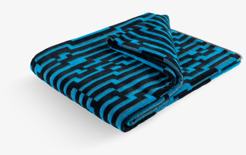 Mini Blue Waves Folded - Mattress, transparent png download