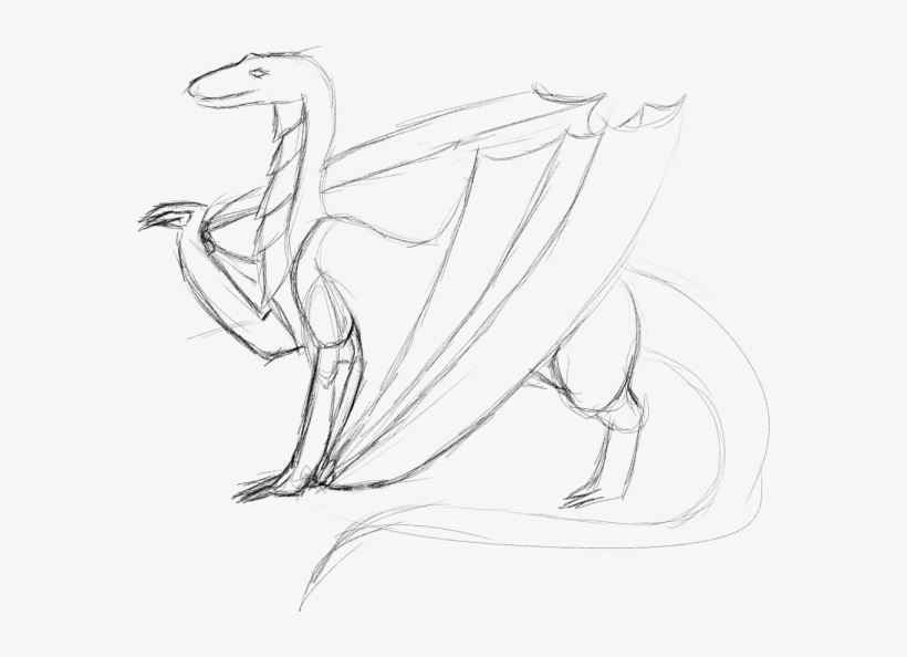 Wyvernconcept Zps9471a1b6 - Sketch, transparent png download