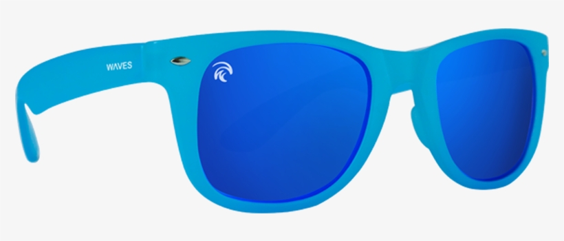 853011004051 Navy Blue Waves Polarized Floating Sunglasses - Plastic, transparent png download