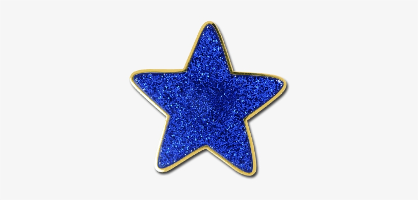 Glitter Star Star Badge - Moldes De Adornos Navideños En Fieltro, transparent png download