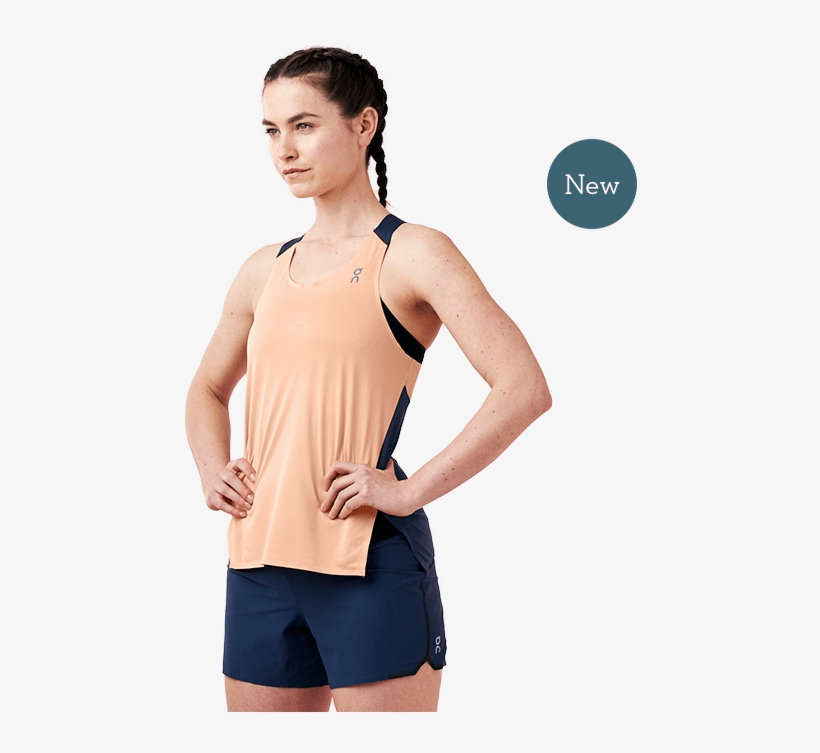 Tank-t Coral - Girl, transparent png download