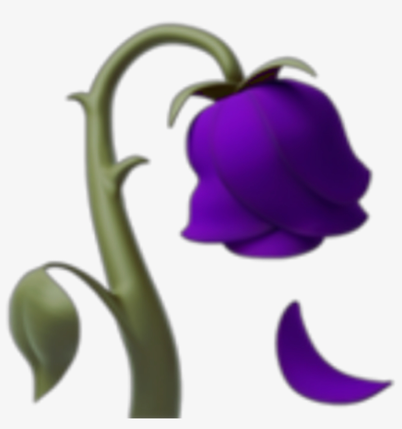 Emoji Sticker - Iphone Rose Emoji Png, transparent png download