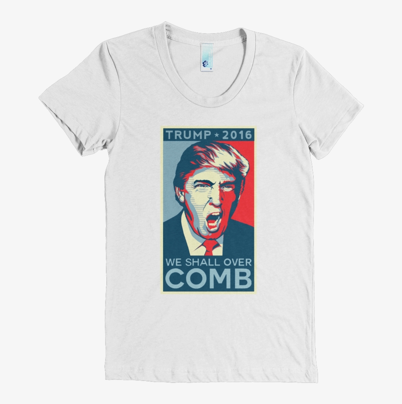 We Shall Over Comb Slogan - T-shirt, transparent png download