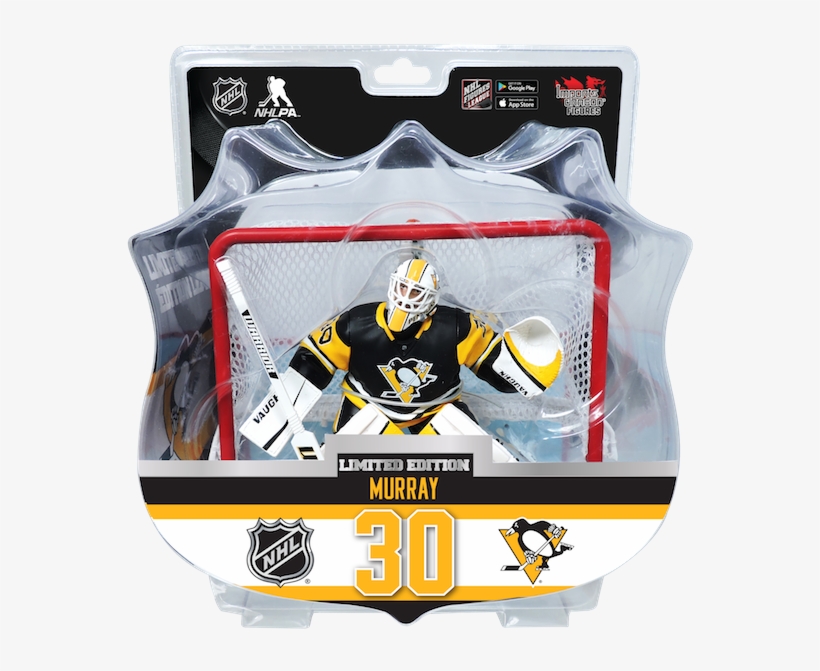 Matt Murray Goalie With Net 6" Imports Dragon Figure - Pittsburgh Penguins, transparent png download