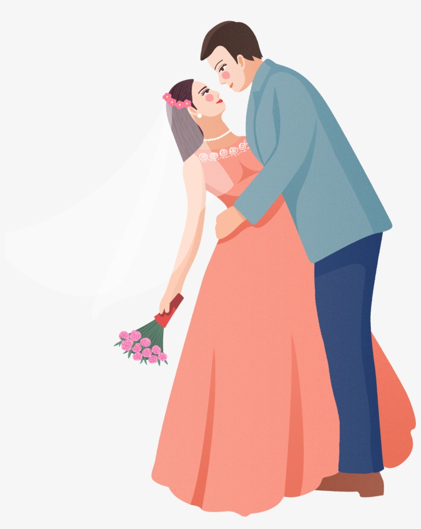 Married Couple Blossom Png And Psd - Illustration, transparent png download