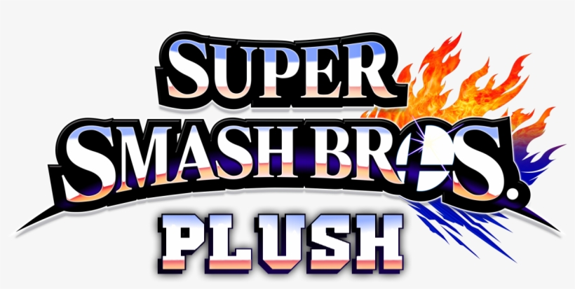 Super Smash Bros Plush Logo - Graphic Design, transparent png download