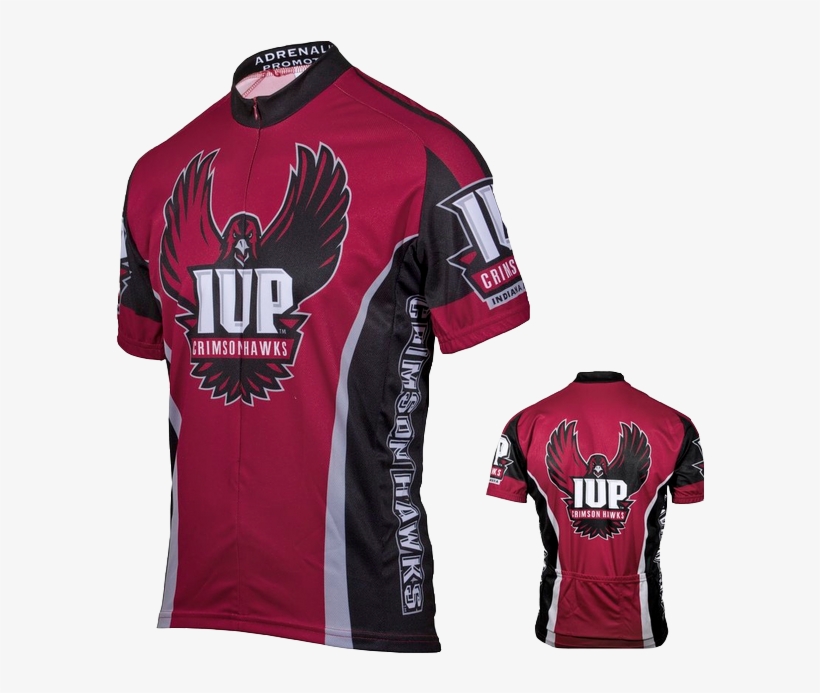 Cycling Jersey, Full Hawk Logo, Maroon & Black - Sports Jersey, transparent png download