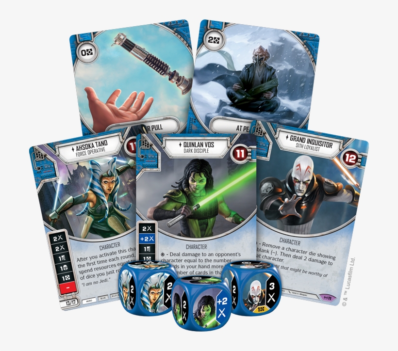 Fantasy Flight Games Previews Champions Of The Force - Star Wars Destiny Empire At War Cards, transparent png download