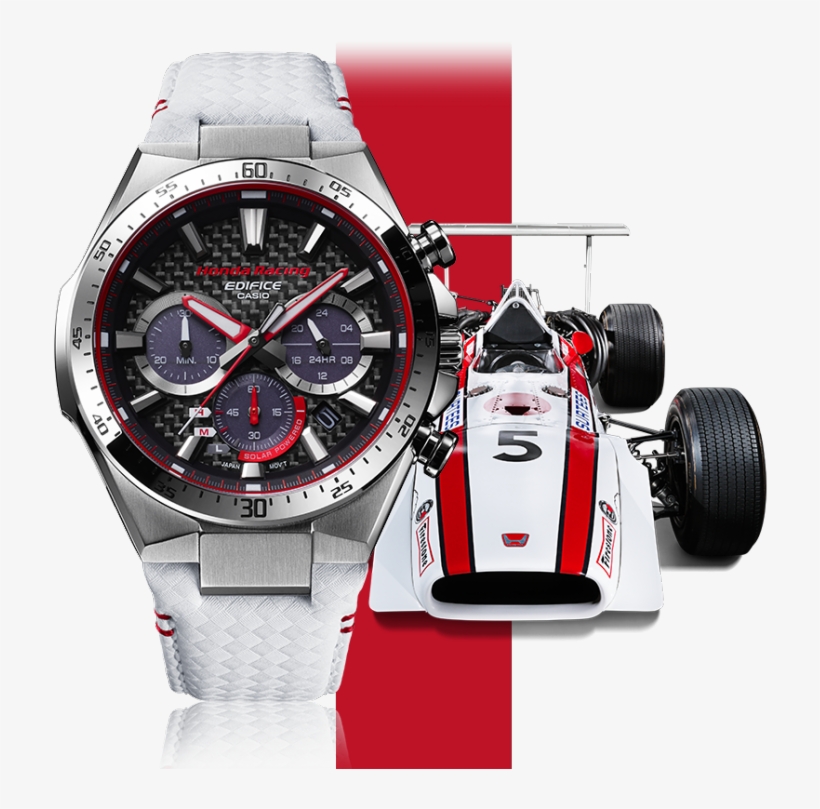 Casio Edifice Eqs 800hr 1a Honda Racing Limited Edition - Casio Edifice Honda Racing, transparent png download
