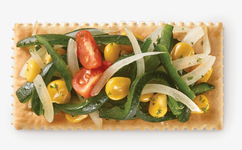 Saladitas Con Rajas De Poblano Y Elote - Yellow Pepper, transparent png download