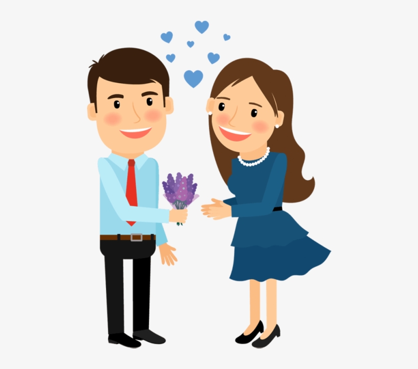Free Png Download Cartoon Image Of Man And Woman Png - Man And Woman Cartoon, transparent png download