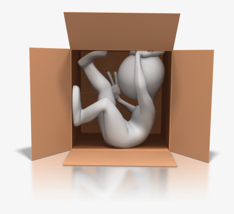 Stick Figure Tight Quarters 800 Clr 4521 - Fitting A Quart Into A Pint Pot, transparent png download