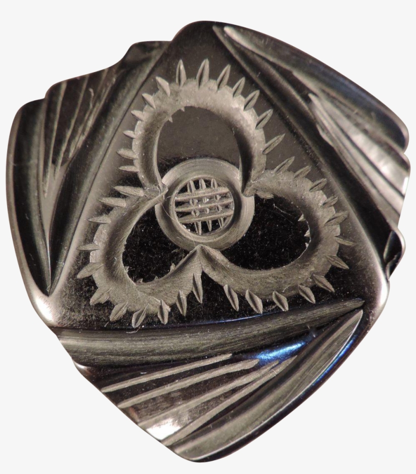 Extra Large Deep Carved Bakelite Button 1 Button, Vintage - Badge, transparent png download