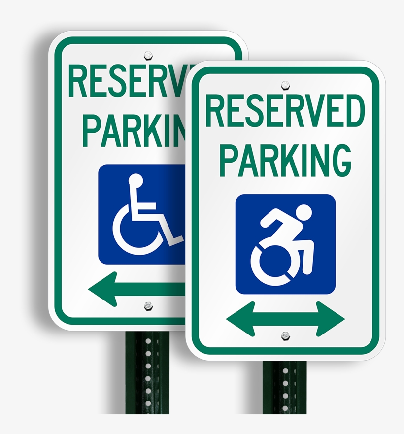 Access Reserved Parking Sign - Handicap Parking Space Signs PNG Image ...