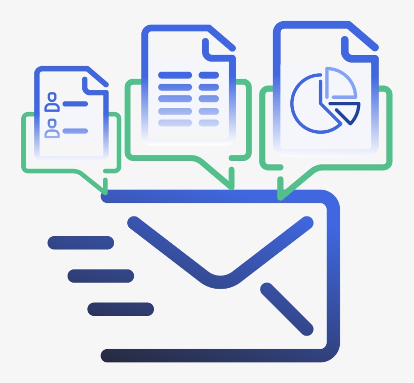 Schedule Reports To Email - Email With Question Mark Icon, transparent png download