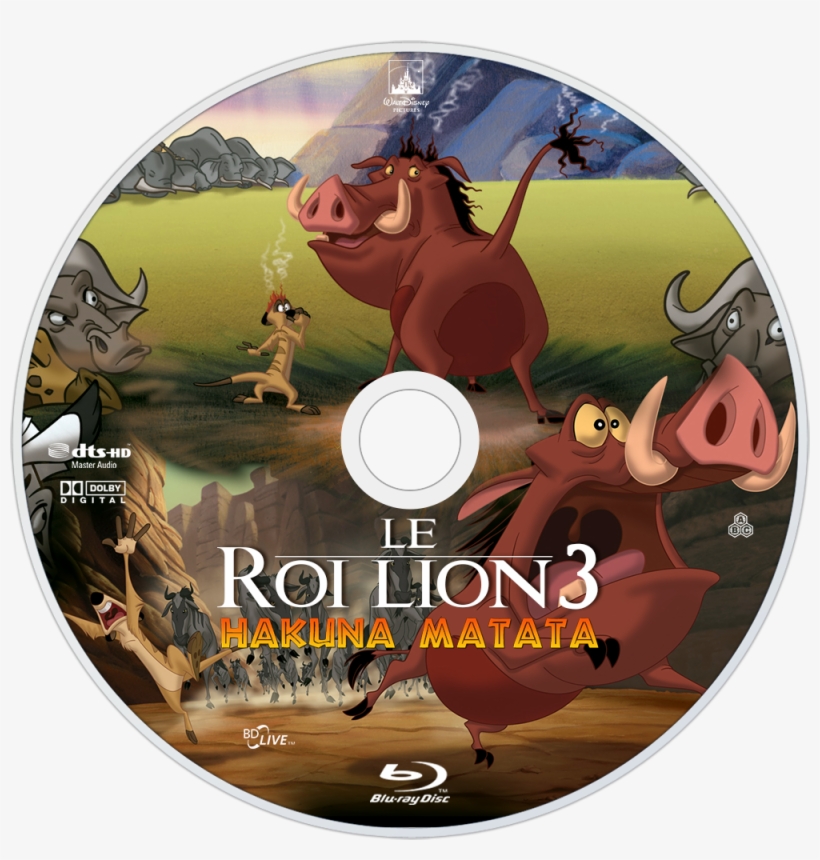 The Lion King 1½ Bluray Disc Image - Lion King 1 1 2 Blu Ray Disc, transparent png download