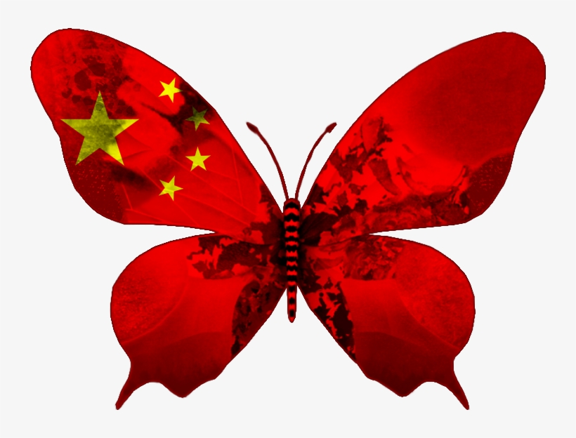 Honduras Flag With Butterflies, transparent png download