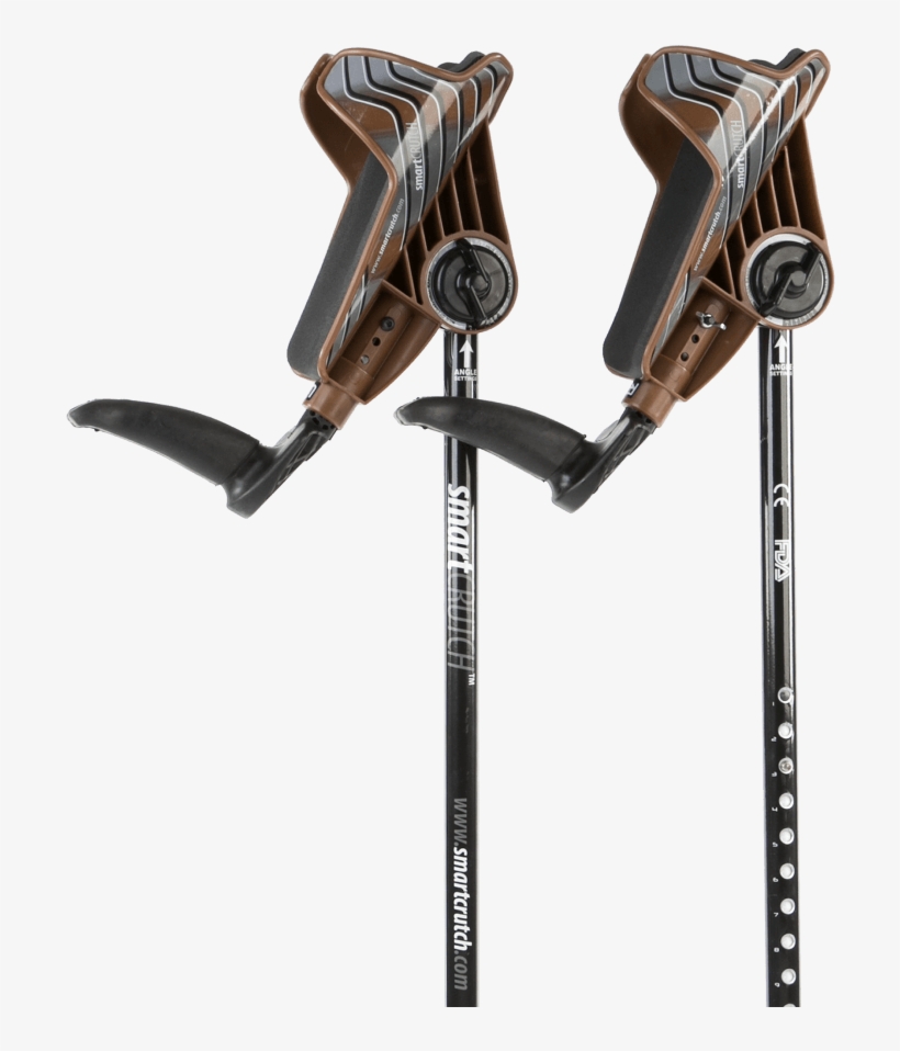 Brown Crutches From Smartcrutch - Ski Pole, transparent png download