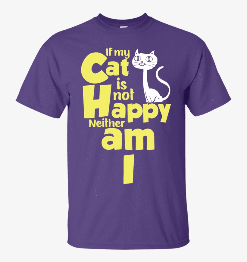 Happy Cat T-shirt - T Shirt Design Family Day, transparent png download