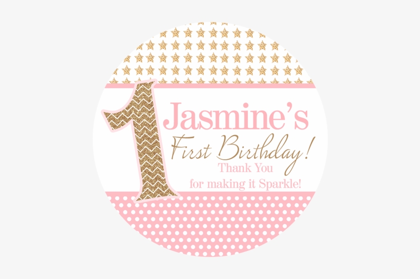 Twinkle Little Star First Birthday Girl Label - Twinkle Label Png, transparent png download