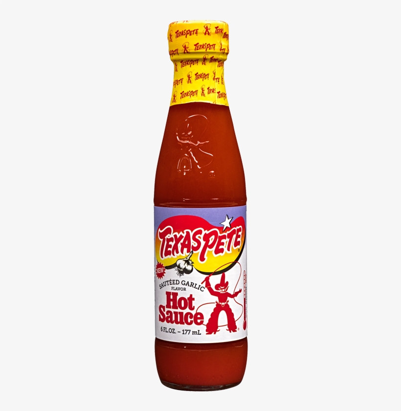 Texas Pete Garlic Hot Sauce Bottle - T W Garner Food Co. Texas Pete Garlic Hot Sauce - 6, transparent png download