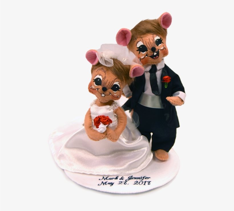 2018 Bride And Groom On Embroidered Base - Bride, transparent png download