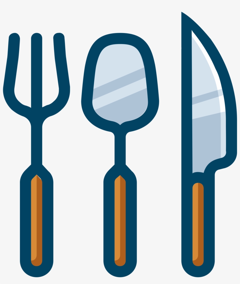 Clipart Utensils Big Image Png - Utensils Clipart, transparent png download